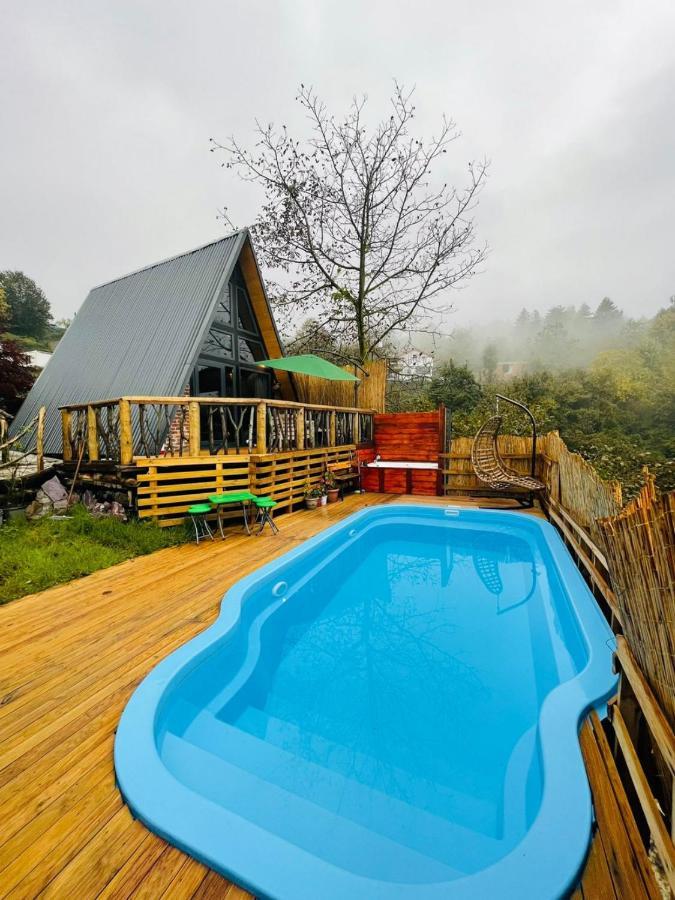 萨卡里亚Bungalow With Heated Private Pool In Sapanca公寓 外观 照片